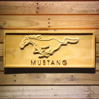 Ford Mustang Wood Sign neon sign LED