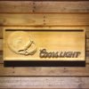 Atlanta Falcons Coors Light Helmet Wood Sign