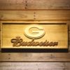 Green Bay Packers Budweiser Wood Sign