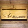 Green Bay Packers Coors Light Helmet Wood Sign