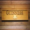 Guinness Shamrock Wood Sign
