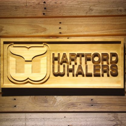 Hartford Whalers Wood Sign neon sign LED