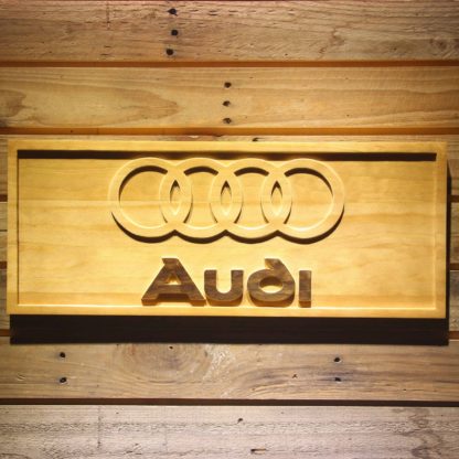 Audi Wood Sign neon sign LED