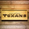 Houston Texans Text Wood Sign