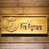 IAFF International Association of Fire Fighters Wood Sign