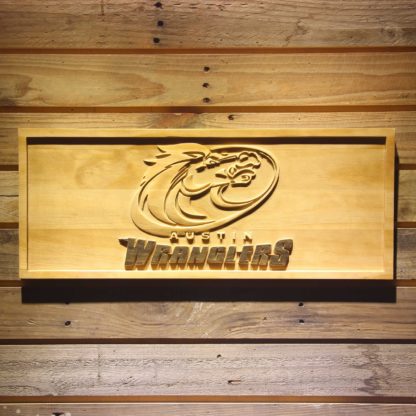 Austin Wranglers Wood Sign - Legacy Edition neon sign LED