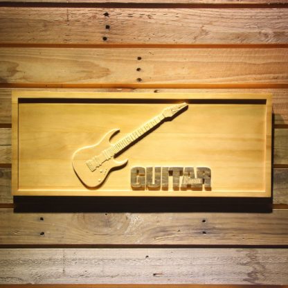 Ibanez Guitar Wood Sign neon sign LED