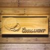 Indianapolis Colts Coors Light Helmet Wood Sign