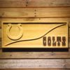 Indianapolis Colts Split Wood Sign