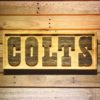Indianapolis Colts Text Wood Sign