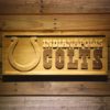 Indianapolis Colts Wood Sign