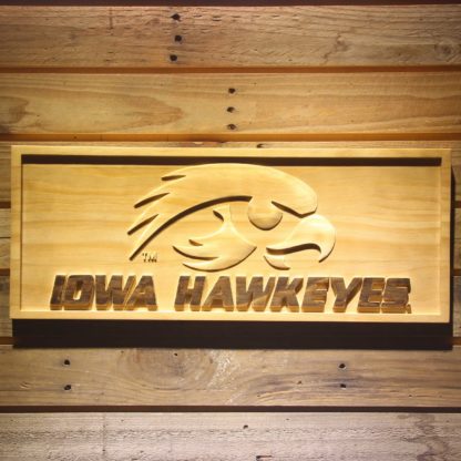 Iowa Hawkeyes Wood Sign neon sign LED