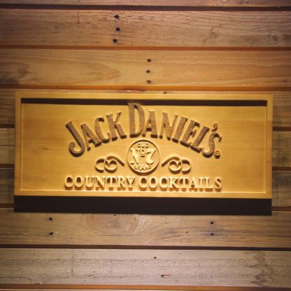 Jack Daniel`s Country Cocktails Wood Sign neon sign LED