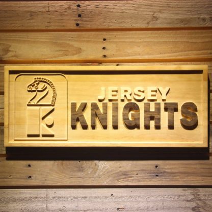 Jersey Knights Wood Sign - Legacy Edition neon sign LED