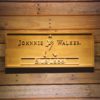 Johnnie Walker Blue Label Wood Sign