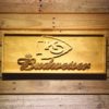 Kansas City Chiefs Budweiser Wood Sign