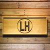 Kansas City Chiefs Lamar Hunt Memorial Wood Sign