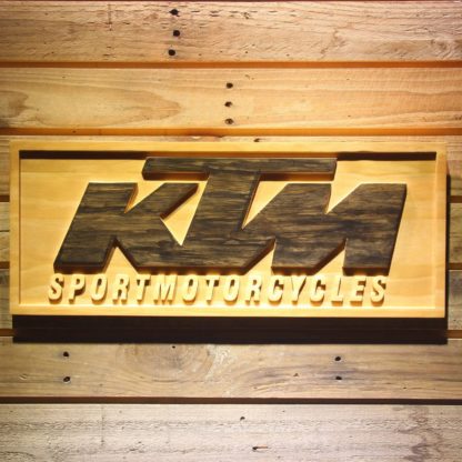 KTM Wood Sign neon sign LED