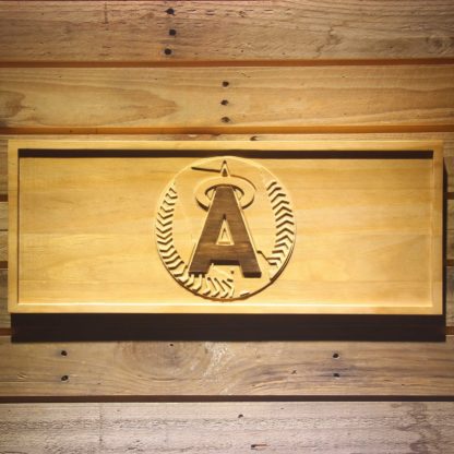 Los Angeles Angels of Anaheim 1986-1992 Logo Wood Sign - Legacy Edition neon sign LED