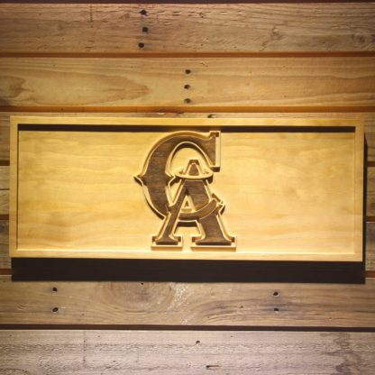 Los Angeles Angels of Anaheim 1995-1996 Logo Wood Sign - Legacy Edition neon sign LED