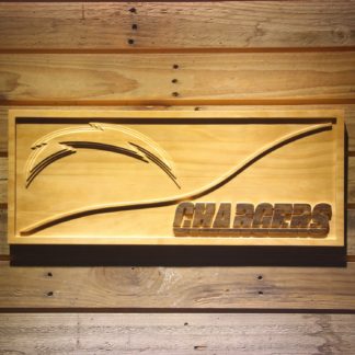 Los Angeles Chargers Split Wood Sign neon sign LED