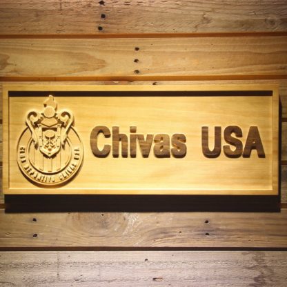 Los Angeles Club Deportivo Chivas USA Wood Sign neon sign LED