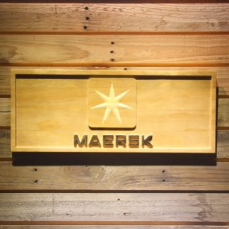 Maersk Wood Sign neon sign LED