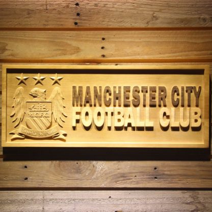 Manchester City Football Club Wood Sign - Legacy Edition neon sign LED