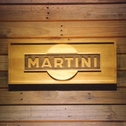 Martini Wood Sign neon sign LED