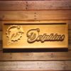 Miami Dolphins 2 Wood Sign - Legacy Edition
