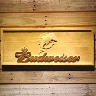 Miami Dolphins Budweiser Wood Sign - Legacy Edition neon sign LED