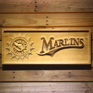 Miami Marlins Wood Sign - Legacy Edition neon sign LED