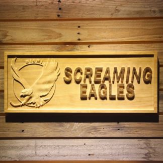 Miami Screaming Eagles Wood Sign - Legacy Edition neon sign LED