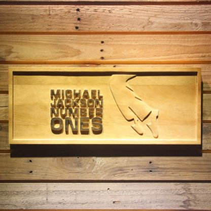 Michael Jackson Number Ones Wood Sign neon sign LED