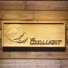 Minnesota Vikings Coors Light Helmet Wood Sign