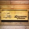 Minnesota Vikings Helmet Wood Sign