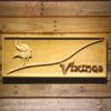 Minnesota Vikings Split Wood Sign