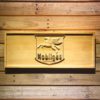 Mobilgas Old Shield Logo Wood Sign