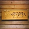 Monster Energy Lo-Carb Wood Sign