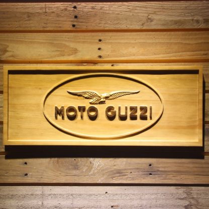 Moto Guzzi Wood Sign neon sign LED