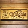 Newcastle Knights Wood Sign