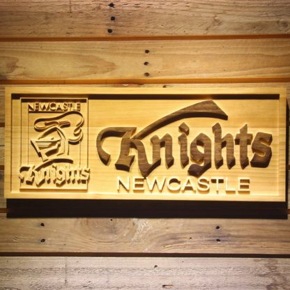 Newcastle Knights Wood Sign neon sign LED