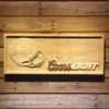 New England Patriots Coors Light Helmet Wood Sign