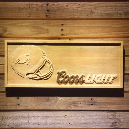 New England Patriots Coors Light Helmet Wood Sign neon sign LED