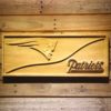 New England Patriots Split Wood Sign