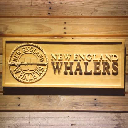 New England Whalers Wood Sign - Legacy Edition neon sign LED