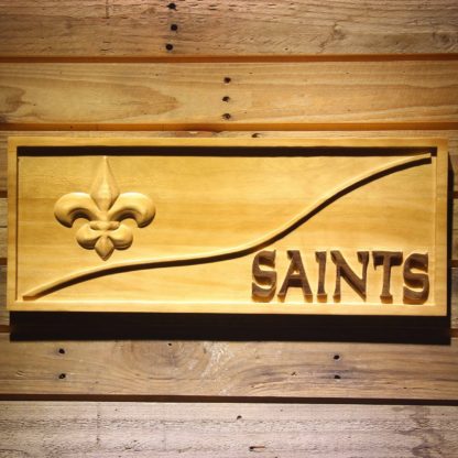 New Orleans Saints Split Wood Sign neon sign LED