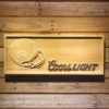 New York Giants Coors Light Helmet Wood Sign