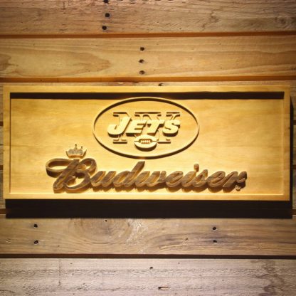 New York Jets Budweiser Wood Sign neon sign LED
