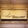 New York Jets Coors Light Helmet Wood Sign